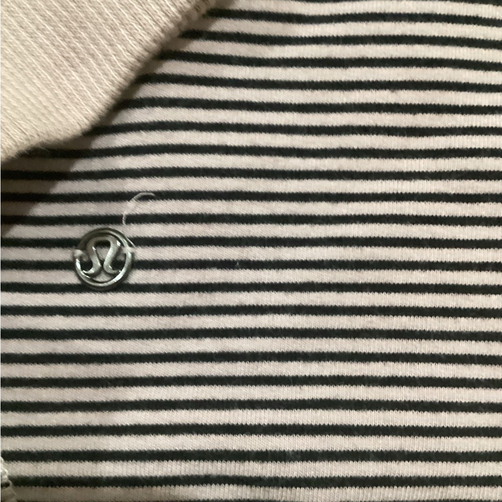 lululemon athletica Striped Sweatshirt in Pink and Gray - Picture 2 of 4